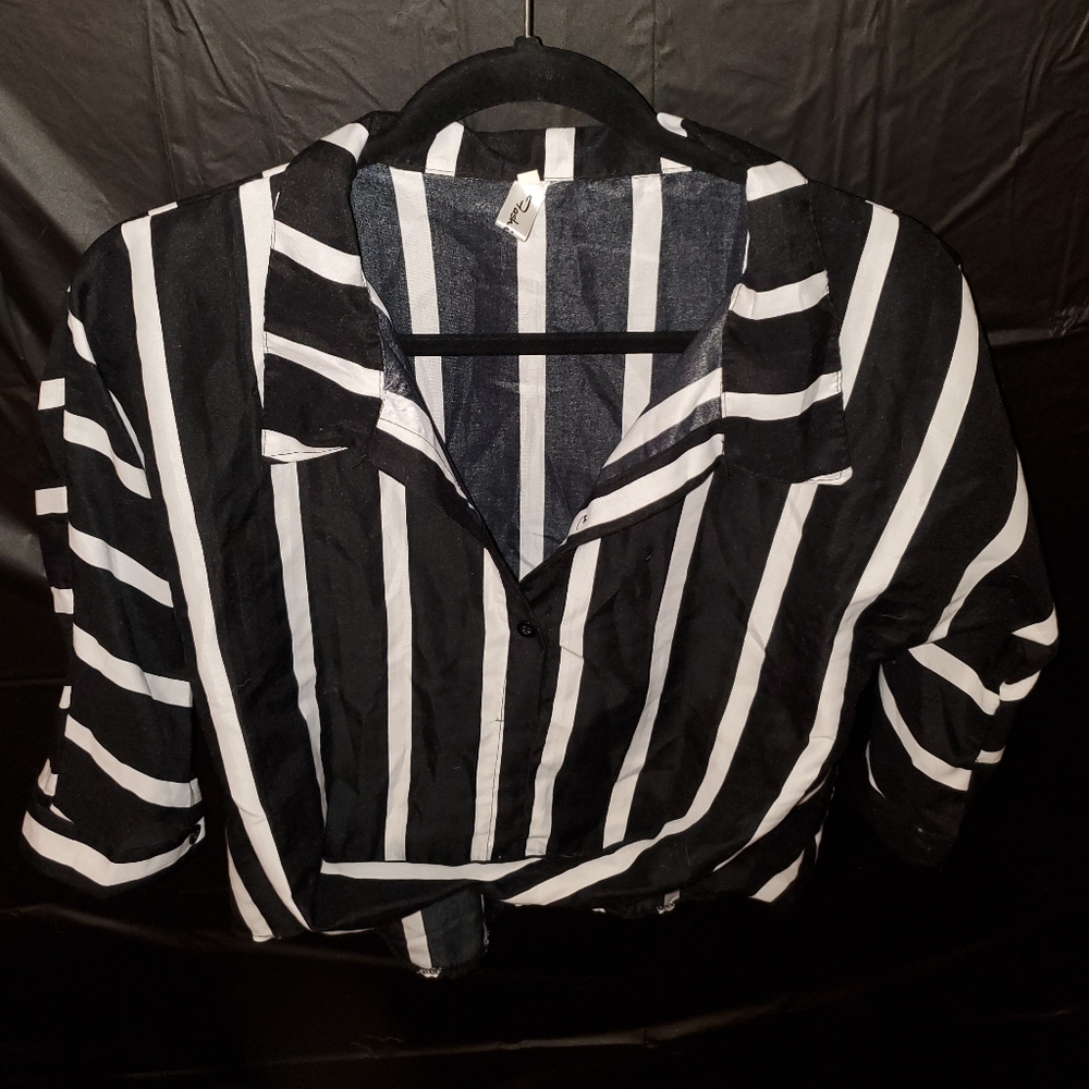 Striped crop top